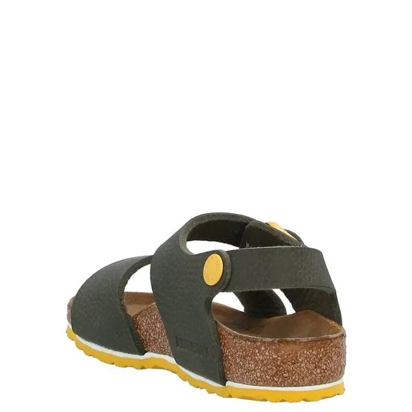 Birkenstock adjustable khaki yellow bottom sandal. Size: 39, 38, 8, 8.5, 7, 7.5 - Picture 3 of 12